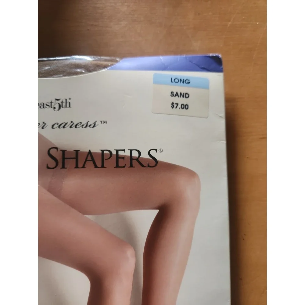 East 5th Subtle Shapers Control Top Panty‎ Sheer Toe Silky Leg Sand Long